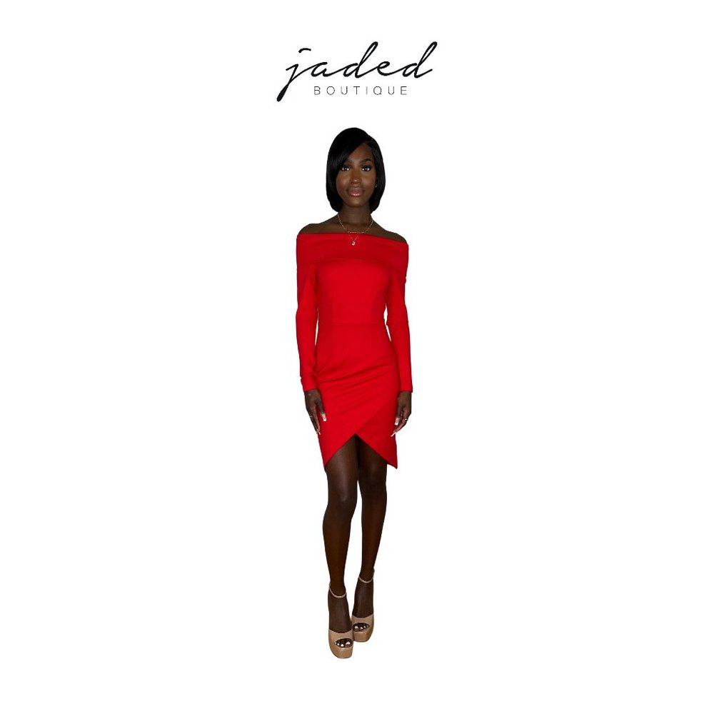 Off The Shoulder Cocktail Dress